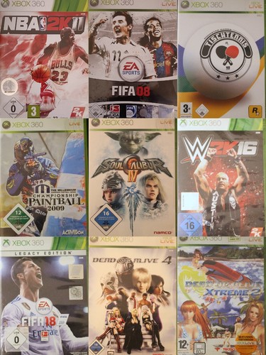 Xbox 360 sport kampfspiele - xbox,